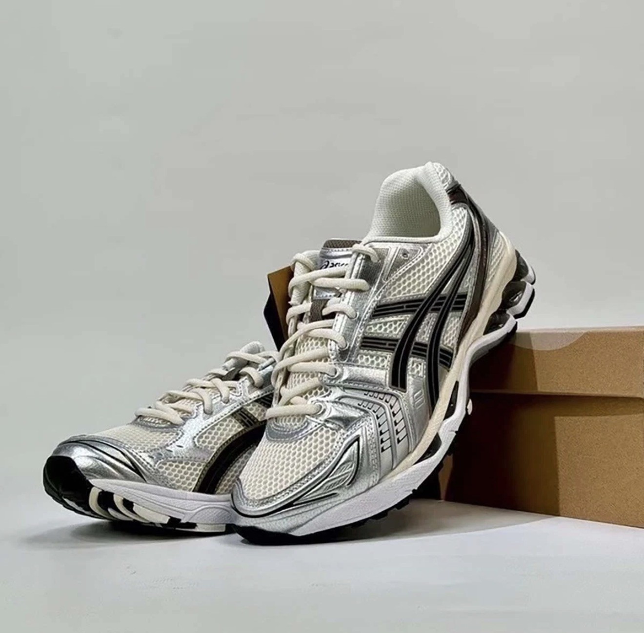 men’s shoes asics gel kayano 14(silver cream) men’s shoes asics gel kayano 14(silver cream)