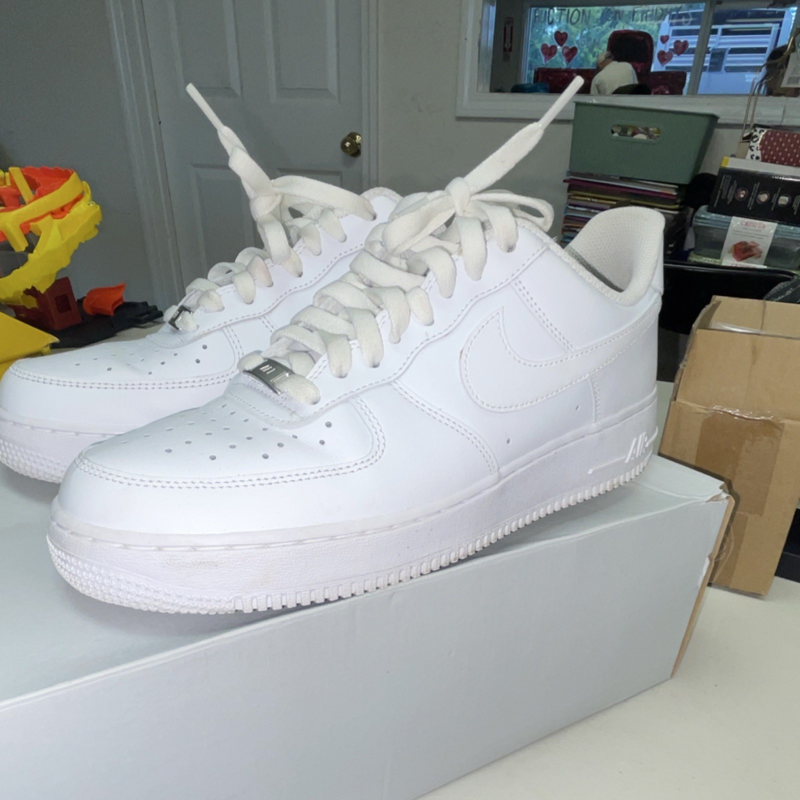 nike air force 1 low '07 white/white 315122 111 men's athletic leather sneakers nike air force 1 low '07 white/white 315122 111 men's athletic leather sneakers