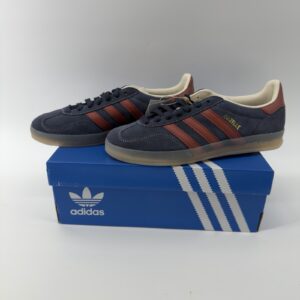 0017 adidas gazelle indoor legend ink preloved ruby suede men's sneaker jh5404