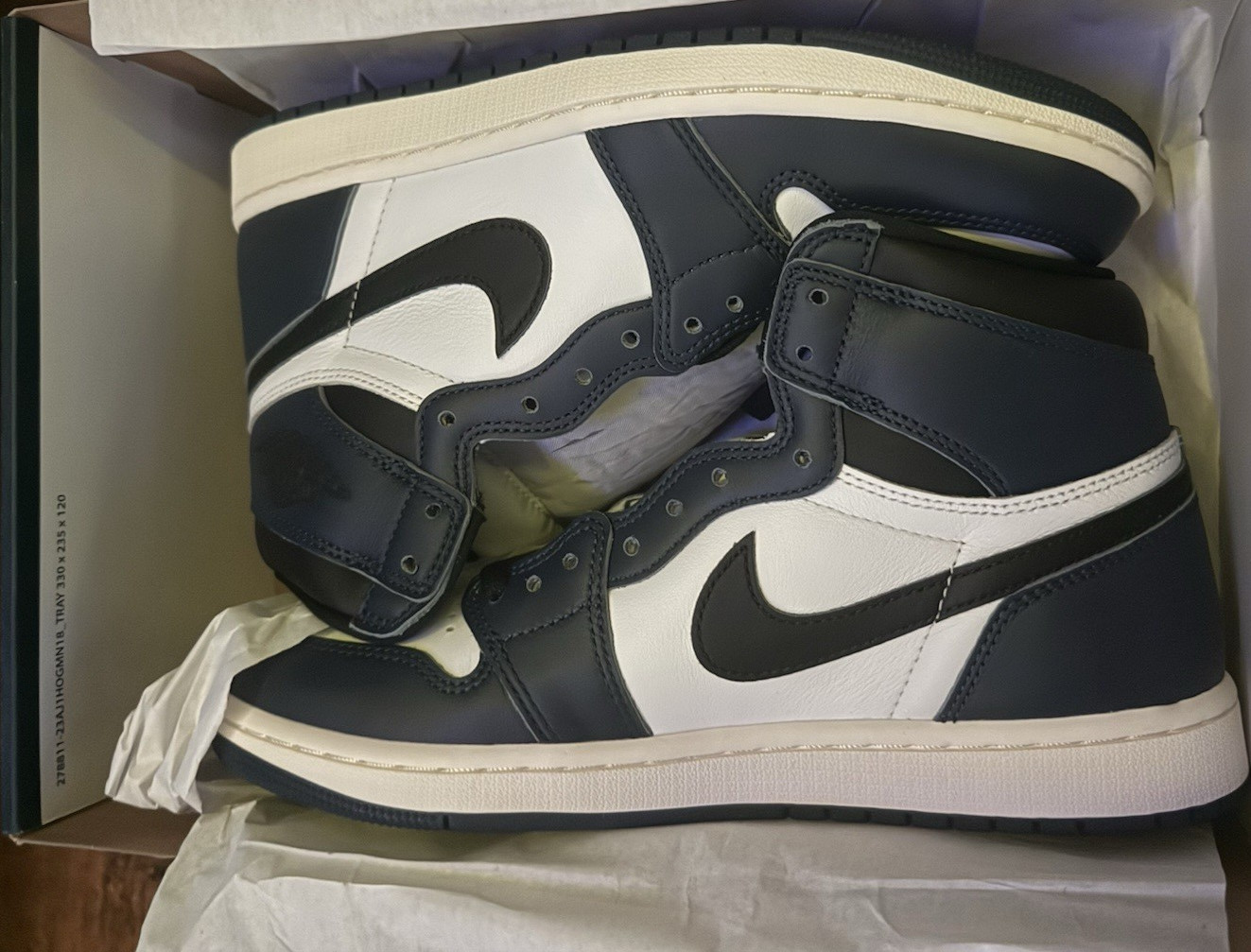 nike air jordan 1 retro high og midnight navy leather high top dz5485 401 nike air jordan 1 retro high og midnight navy leather high top dz5485 401