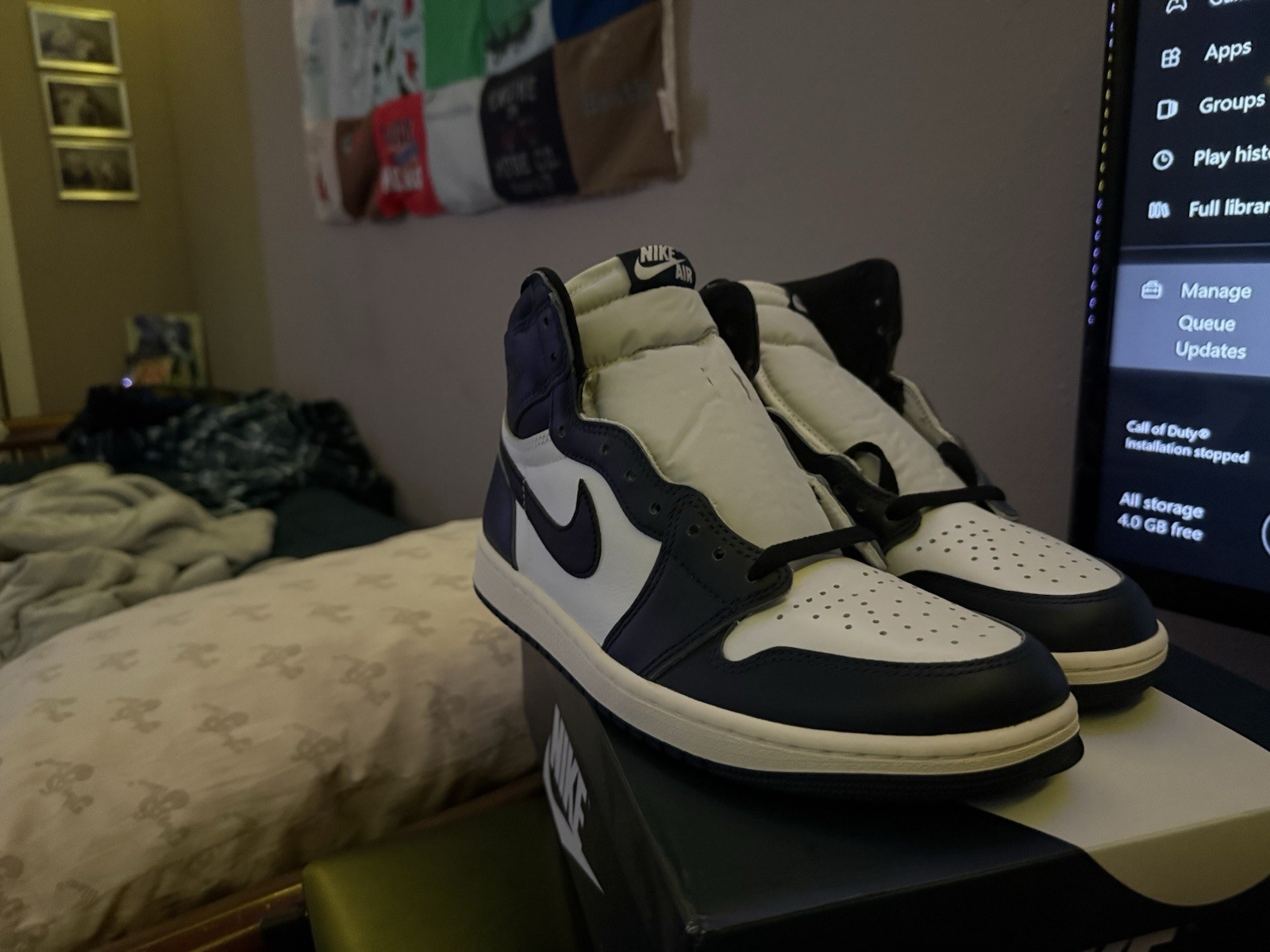 nike air jordan 1 retro high og midnight navy leather high top dz5485 401 nike air jordan 1 retro high og midnight navy leather high top dz5485 401