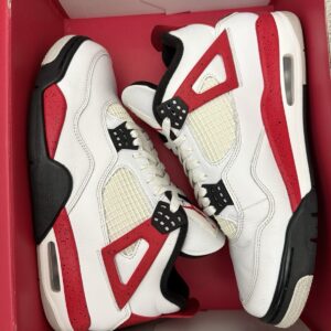 jordan 4 retro red cement white fire red black dh6927 161 mens size 9.5