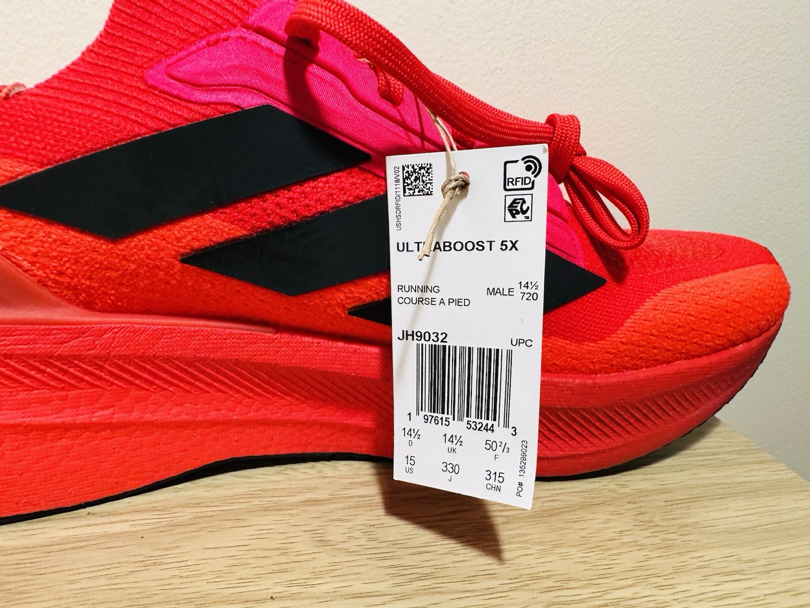 adidas ultraboost 5x athletic shoes red black jh9032 nwob size 15 adidas ultraboost 5x athletic shoes red black jh9032 nwob size 15