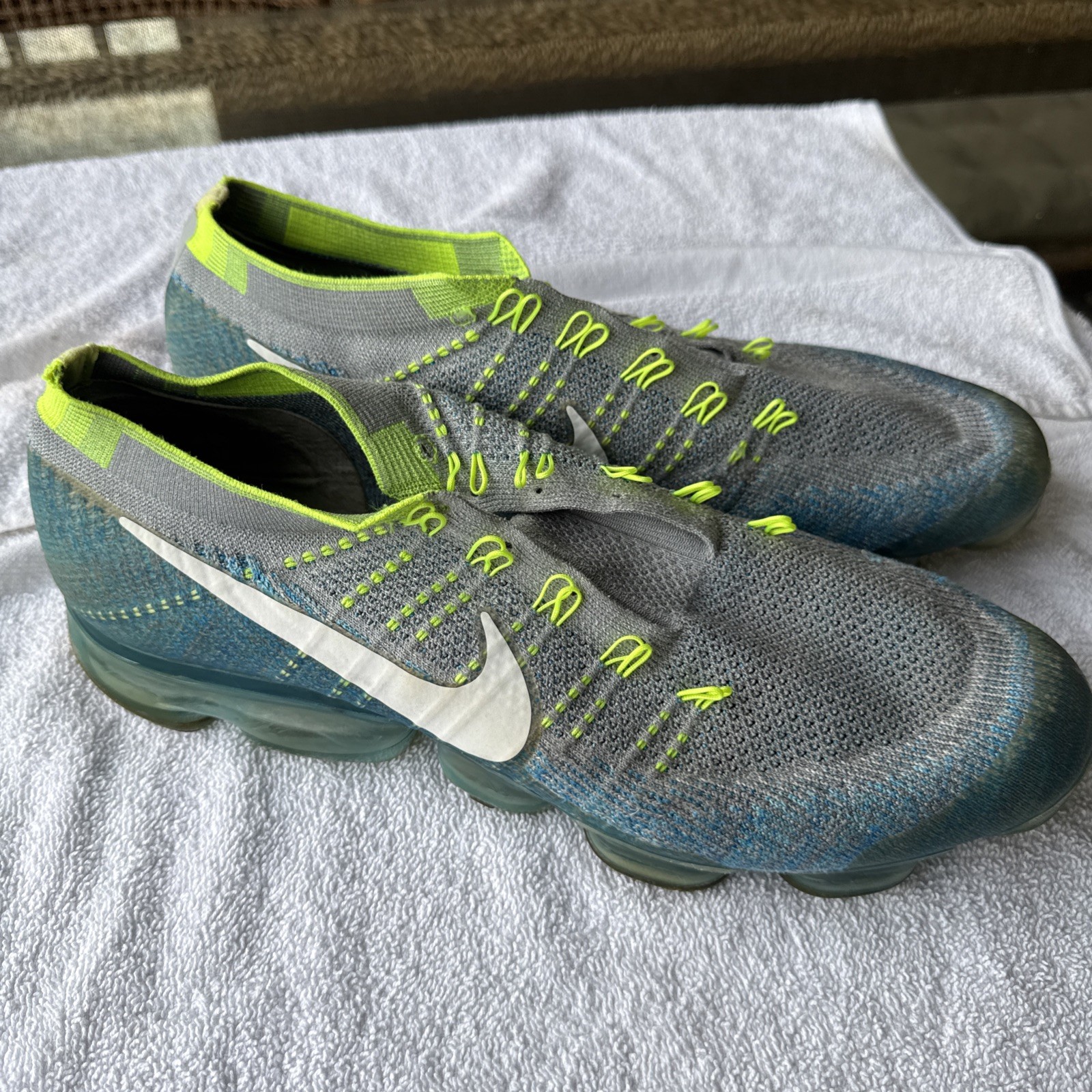 nike air vapormax sprite wolf grey chlorine blue 849558 022 us mens 14 nike air vapormax sprite wolf grey chlorine blue 849558 022 us mens 14