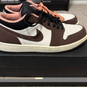 jordan air jordan 1 low se mocha brown white pink dc6991 200 sneaker