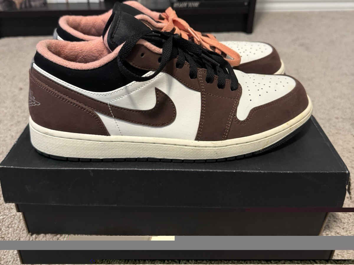 jordan air jordan 1 low se mocha brown white pink dc6991 200 sneaker jordan air jordan 1 low se mocha brown white pink dc6991 200 sneaker