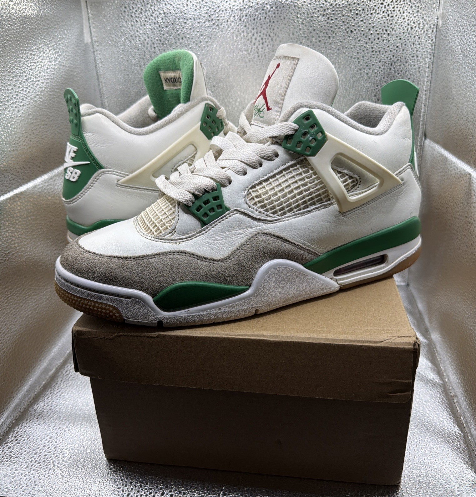 size 10 nike sb x jordan 4 retro sp pine green size 10 nike sb x jordan 4 retro sp pine green
