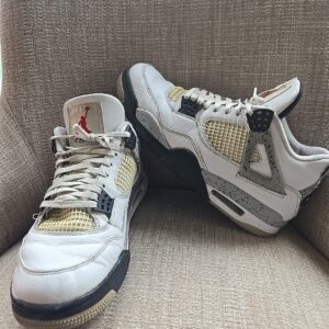 jordan 4 retro og white cement size 10.5 2016