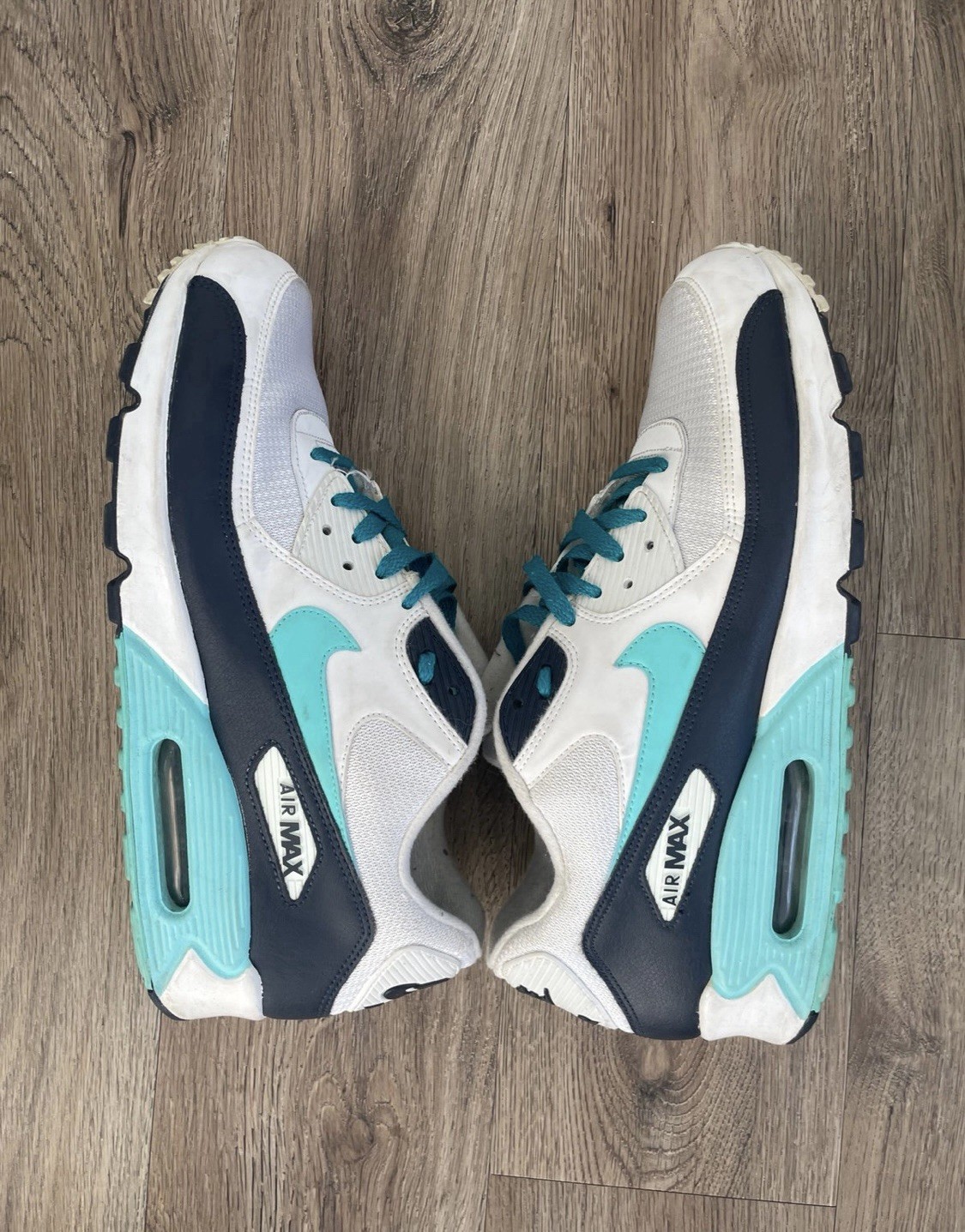 men size 12 nike air max 90 aurora teal shoes aj1285 102 men size 12 nike air max 90 aurora teal shoes aj1285 102