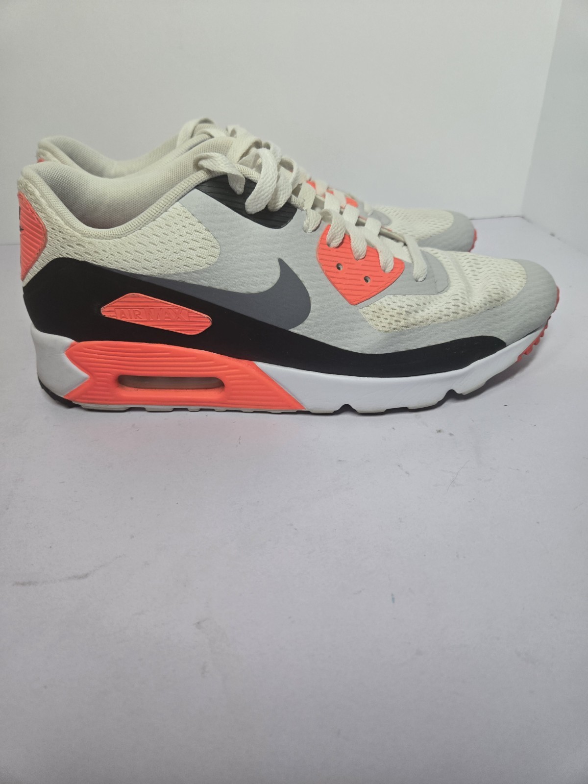 nike air max 90 ultra essential infrared 819474 106 cool grey sneakers men's 9.5 nike air max 90 ultra essential infrared 819474 106 cool grey sneakers men's 9.5