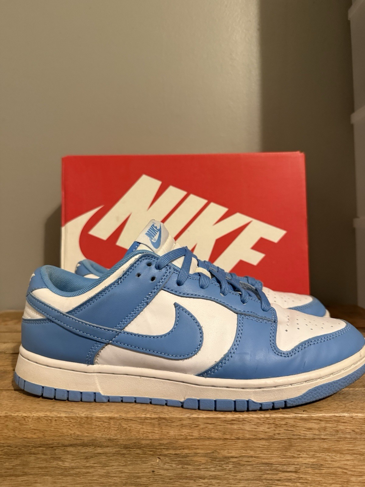 nike dunk low university blue 2021 men's athletic sneakers dd1391 102 sz 10 nike dunk low university blue 2021 men's athletic sneakers dd1391 102 sz 10
