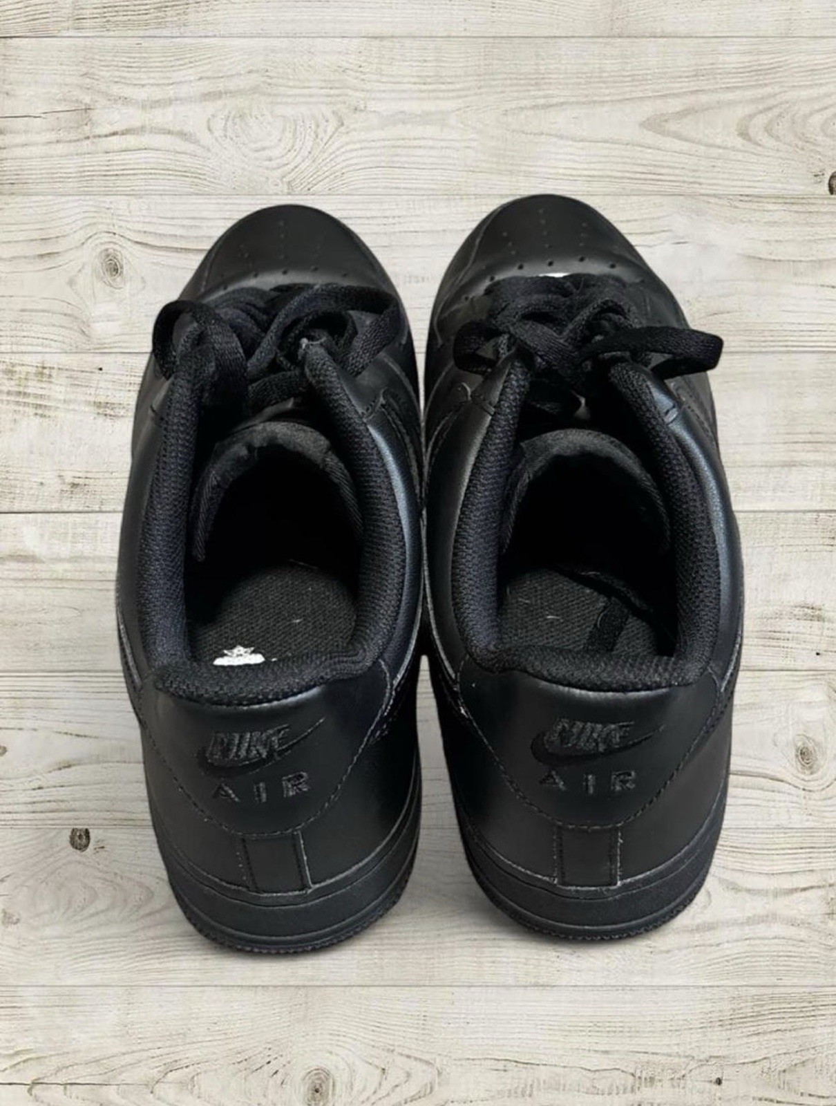 nike air force 1 '07 triple black men's low top leather sneakers cw2288 001 nike air force 1 '07 triple black men's low top leather sneakers cw2288 001