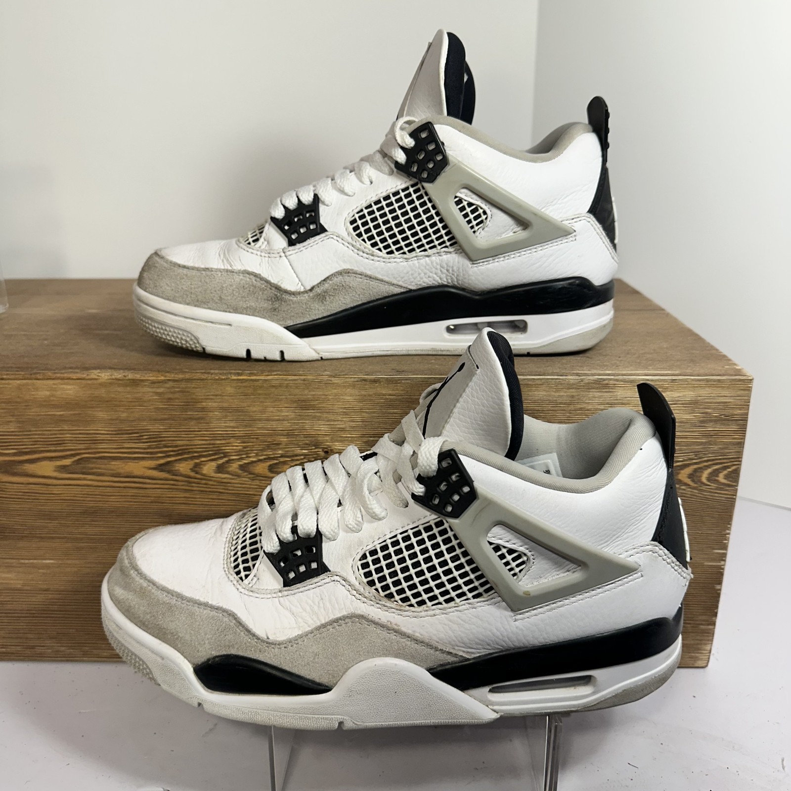 jordan air jordan 4 military black white mid top mens sz 8 retro y2k dh6927 111 jordan air jordan 4 military black white mid top mens sz 8 retro y2k dh6927 111