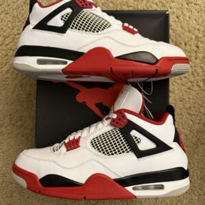 size 10.5 2020 air jordan 4 retro og mid fire red