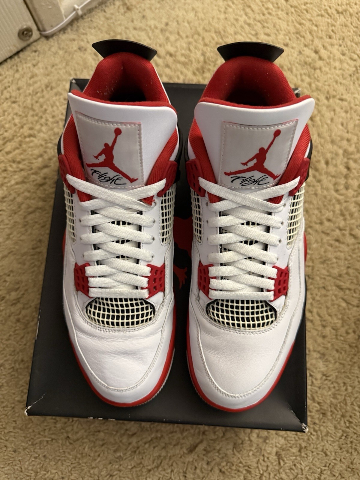 size 10.5 2020 air jordan 4 retro og mid fire red size 10.5 2020 air jordan 4 retro og mid fire red