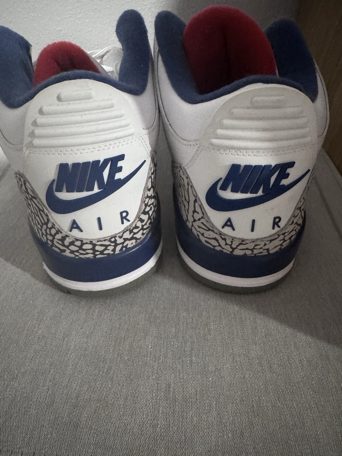 jordan mens air jordan 3 retro og true blue size 13 used jordan mens air jordan 3 retro og true blue size 13 used