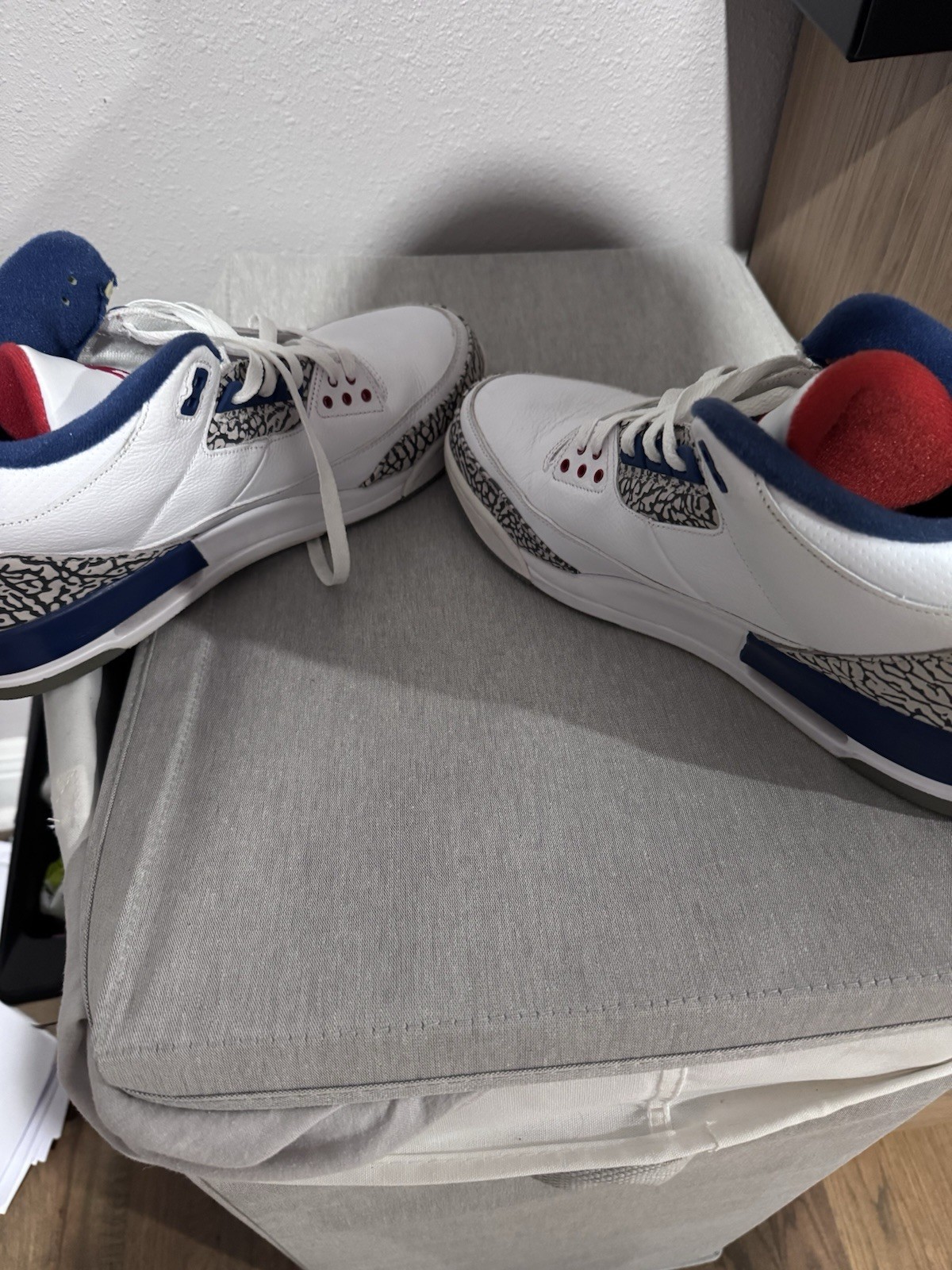jordan mens air jordan 3 retro og true blue size 13 used jordan mens air jordan 3 retro og true blue size 13 used