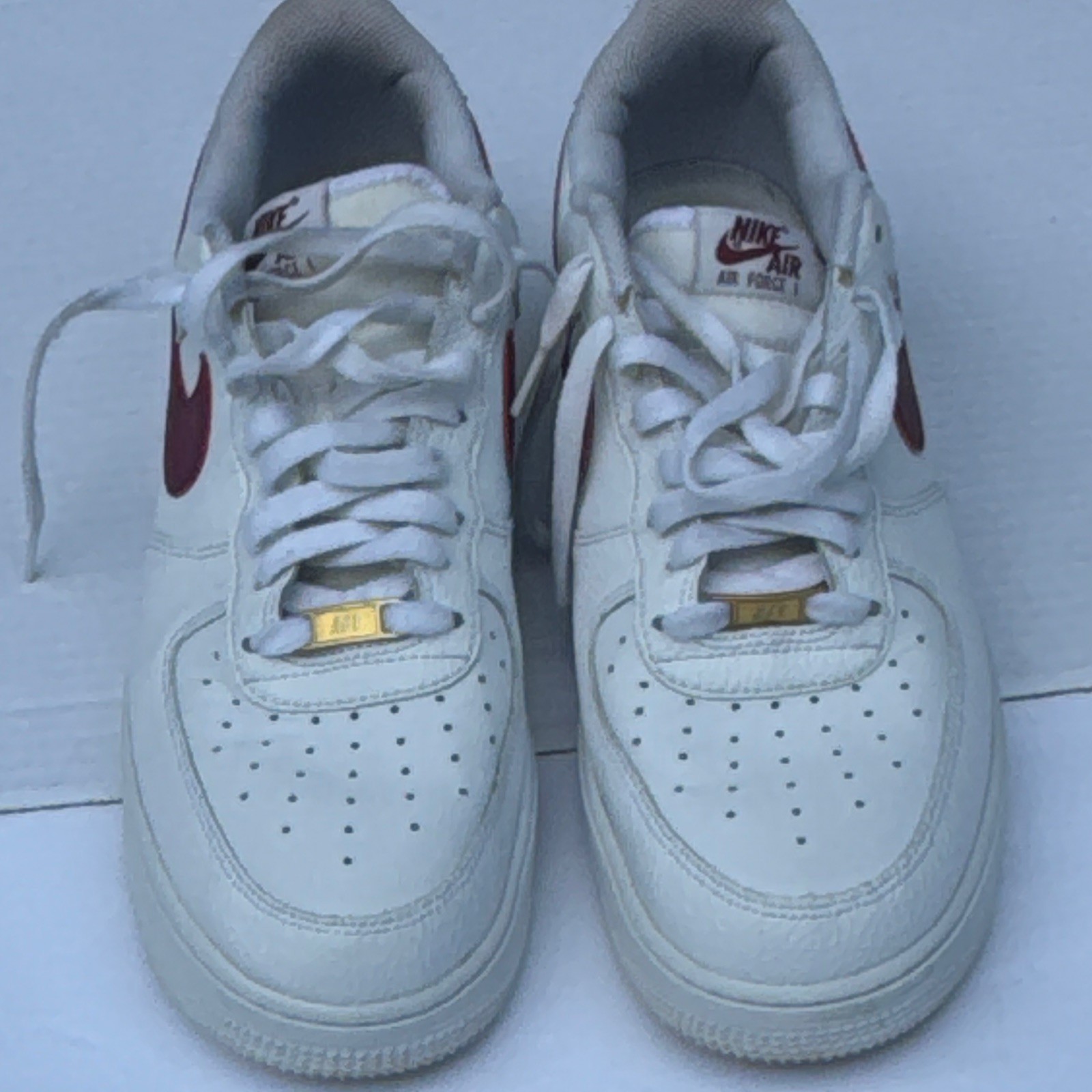 nike air force 1 low white/team red leather men’s cz0326 100 nike air force 1 low white/team red leather men’s cz0326 100
