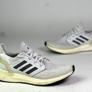 adidas ultra boost 20 eg0694 light grey athletic running shoes men’s 9 1/2
