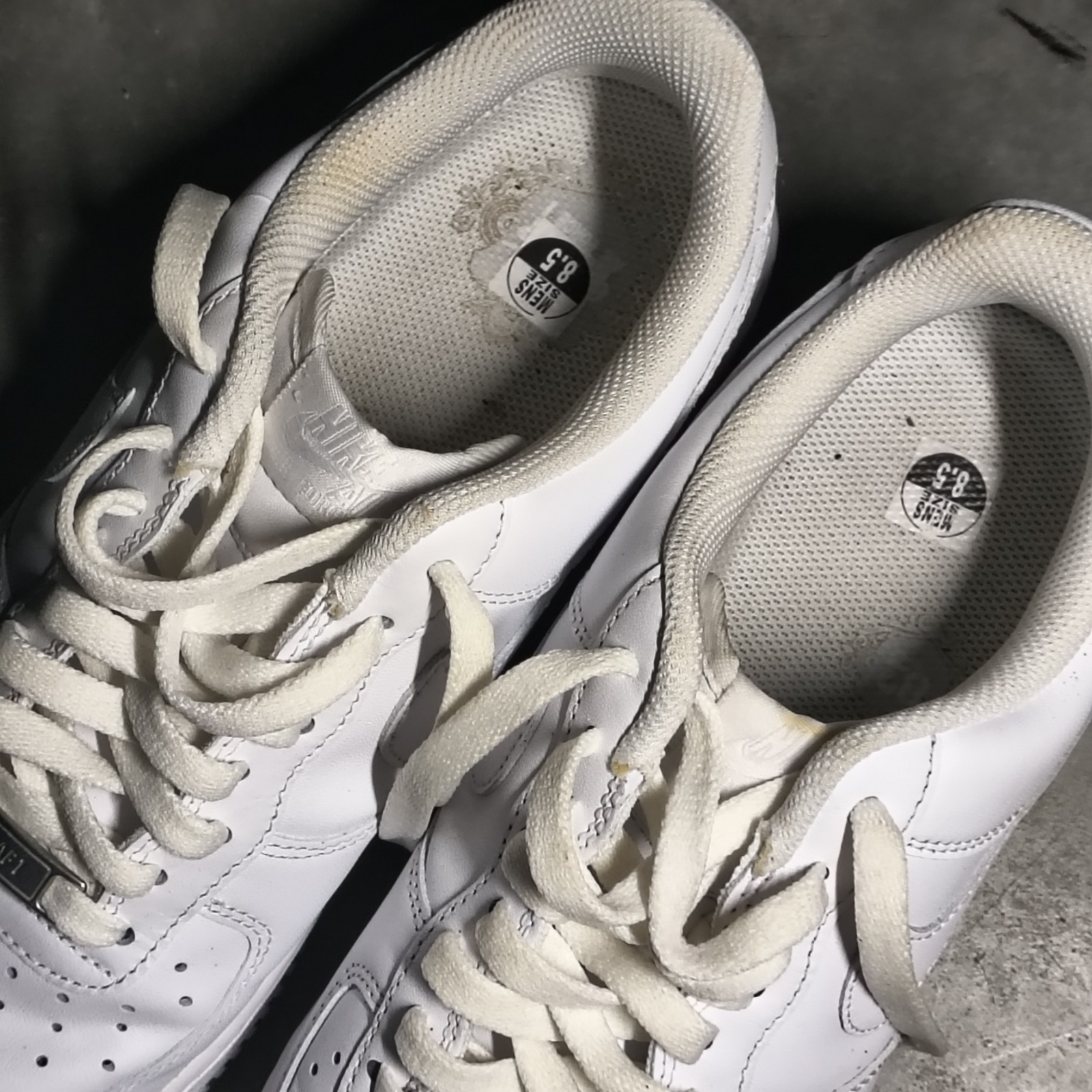 nike air force 1 '07 low leather lace up sneakers triple white cw2288 111 nike air force 1 '07 low leather lace up sneakers triple white cw2288 111