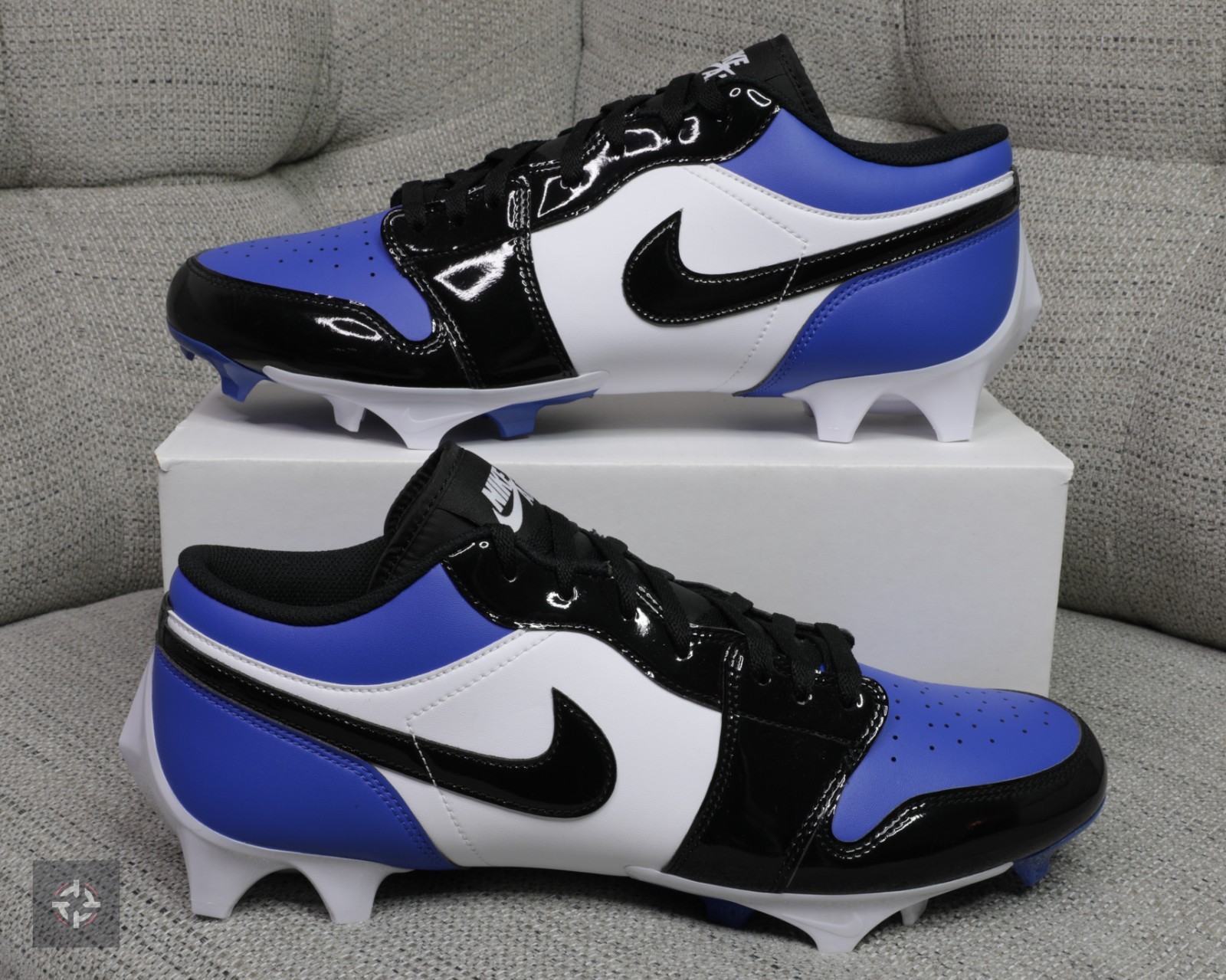 nike jordan 1 vapor edge cj stroud player exclusive blue football cleats size 14 nike jordan 1 vapor edge cj stroud player exclusive blue football cleats size 14