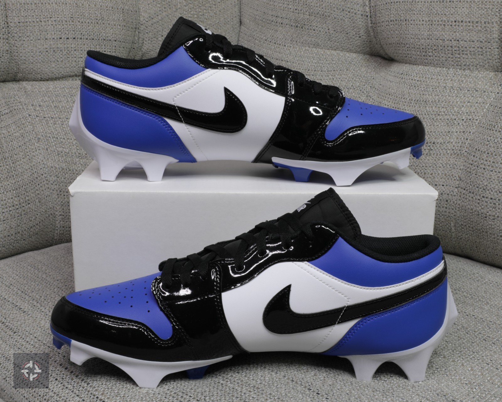 nike jordan 1 vapor edge cj stroud player exclusive blue football cleats size 14 nike jordan 1 vapor edge cj stroud player exclusive blue football cleats size 14