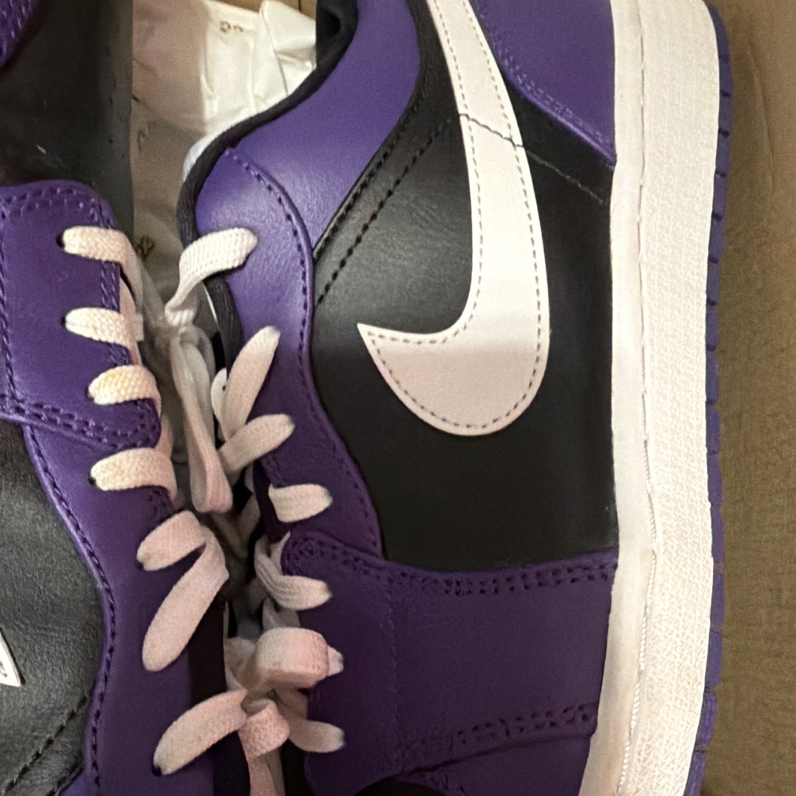 jordan air jordan 1 low men’s sneakers court purple/black/white 553558 501 jordan air jordan 1 low men’s sneakers court purple/black/white 553558 501