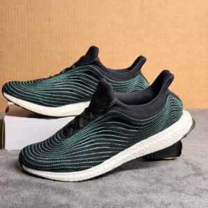adidas ultraboost dna x parley core black teal wave eh1184 men's size 10