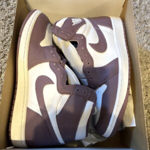 jordan air jordan 1 retro high og mauve colorblock leather sneakers dz5485 105