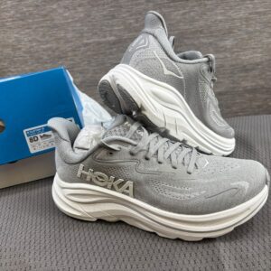 hoka one one m clifton 10 stellar grey 1162030 stllr mens size 8d new