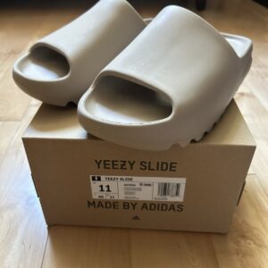 adidas yeezy slide pure first release, size 11 men's gz5554