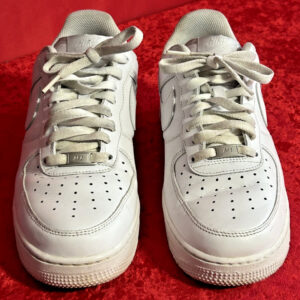 nike air shoes mens us 9 white air force 1 sneakers leather lace up cw2288 11 b1