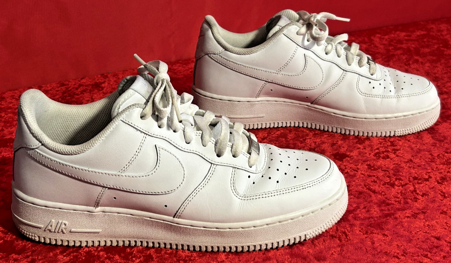 nike air shoes mens us 9 white air force 1 sneakers leather lace up cw2288 11 b1 nike air shoes mens us 9 white air force 1 sneakers leather lace up cw2288 11 b1