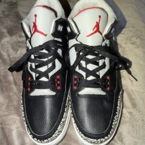 air jordan shoes size 10.5 3 retro og mid black cement