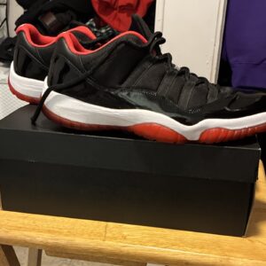 jordan air jordan 11 retro low bred black/true red white 2015 528895 012