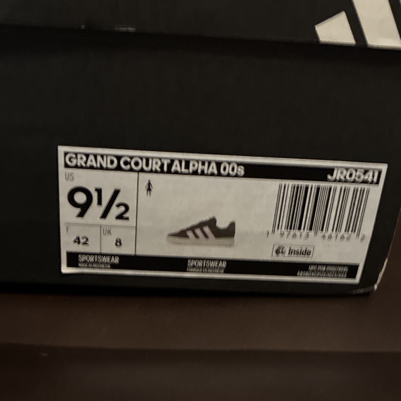 adidas grand court alpha 00s brown/pink low top lace up sneakers jr0541 adidas grand court alpha 00s brown/pink low top lace up sneakers jr0541