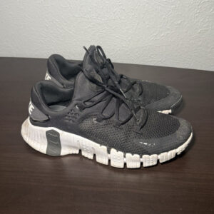 nike free metcon 4 men's low top lace up sneakers black/white ct3886 010