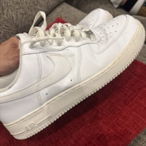size 13 nike air force 1 '07 low triple white