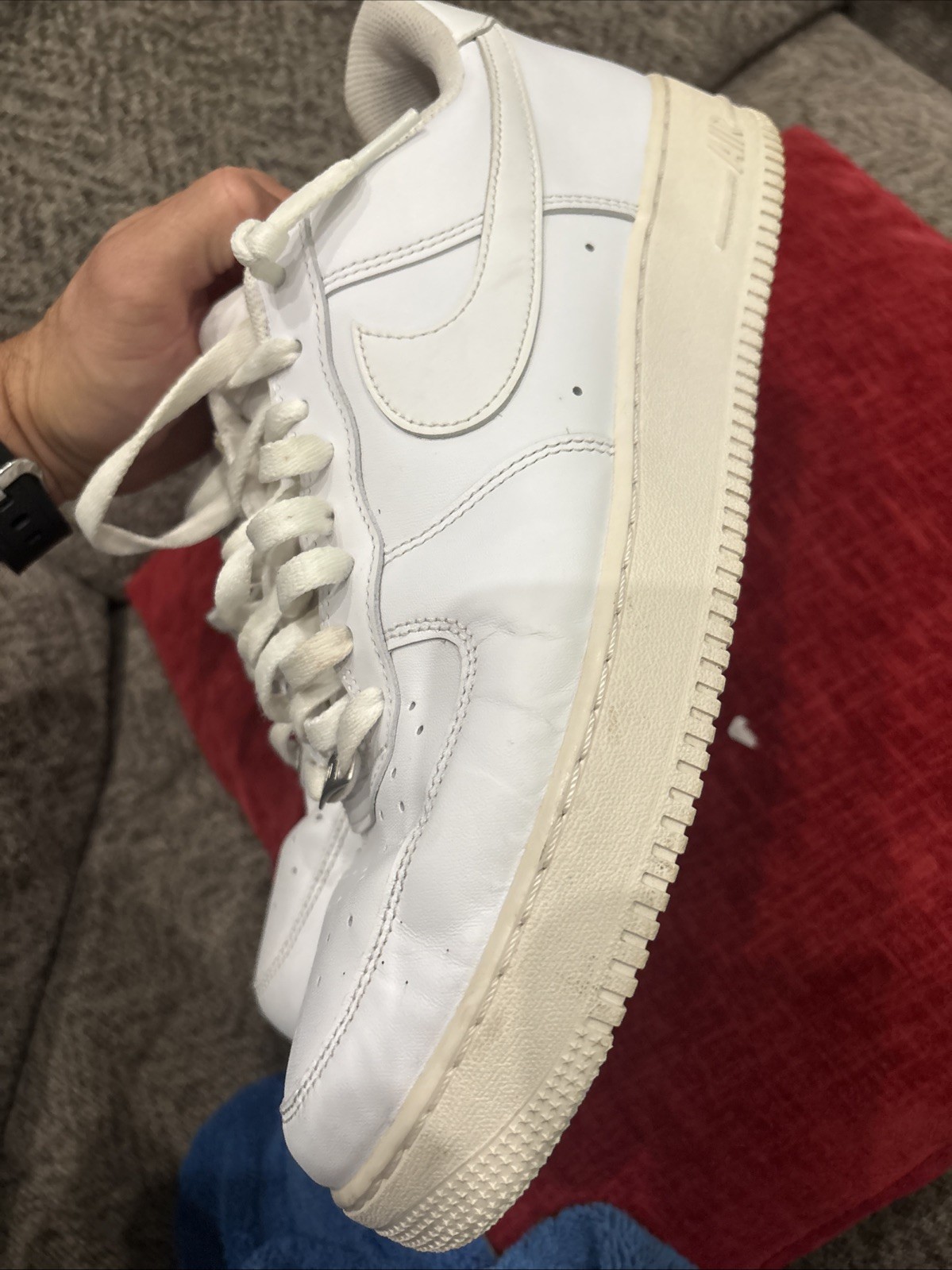 size 13 nike air force 1 '07 low triple white size 13 nike air force 1 '07 low triple white