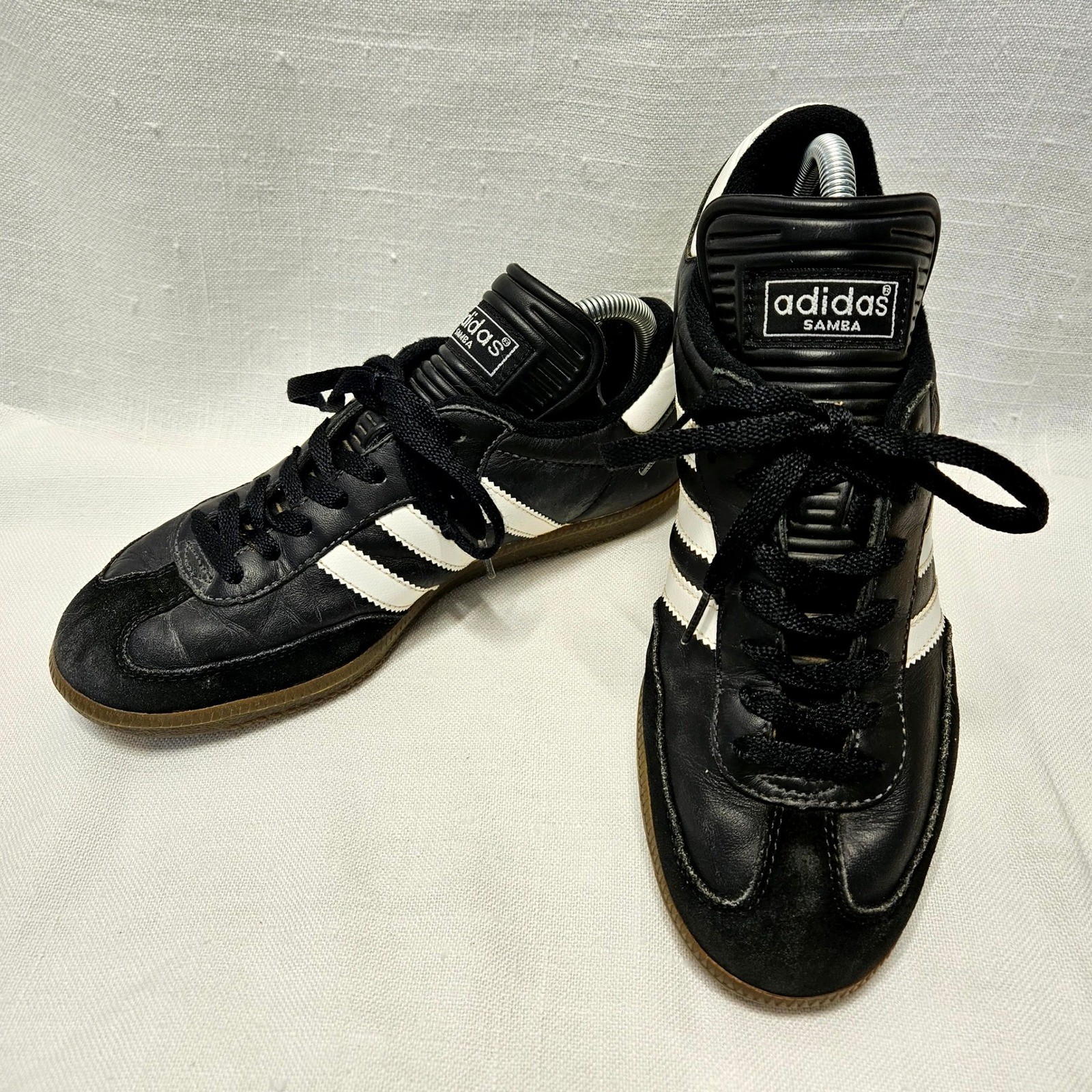 adidas samba classic men 8 black leather indoor soccer sneakers 034563 retro adidas samba classic men 8 black leather indoor soccer sneakers 034563 retro