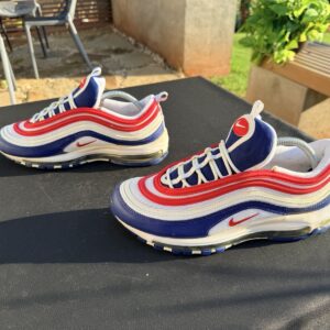 nike air max 97 cw5584 100 white/obsidian/university red sneakers