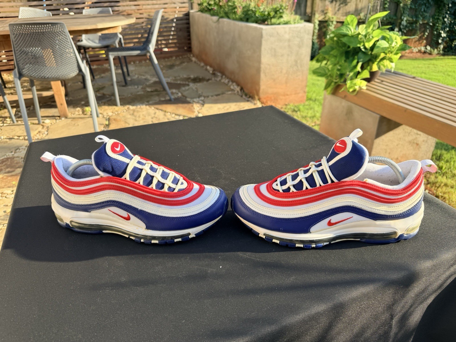 nike air max 97 cw5584 100 white/obsidian/university red sneakers nike air max 97 cw5584 100 white/obsidian/university red sneakers