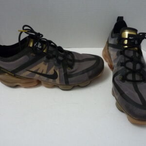 nike air vapormax 2019 black metallic gold ar6631 002 men’s size 12