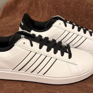 adidas grand court 2.0 white black aj5691