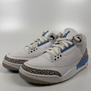 jordan 3 retro unc 2020 white valor blue tech grey ct8532 104 mens size 9
