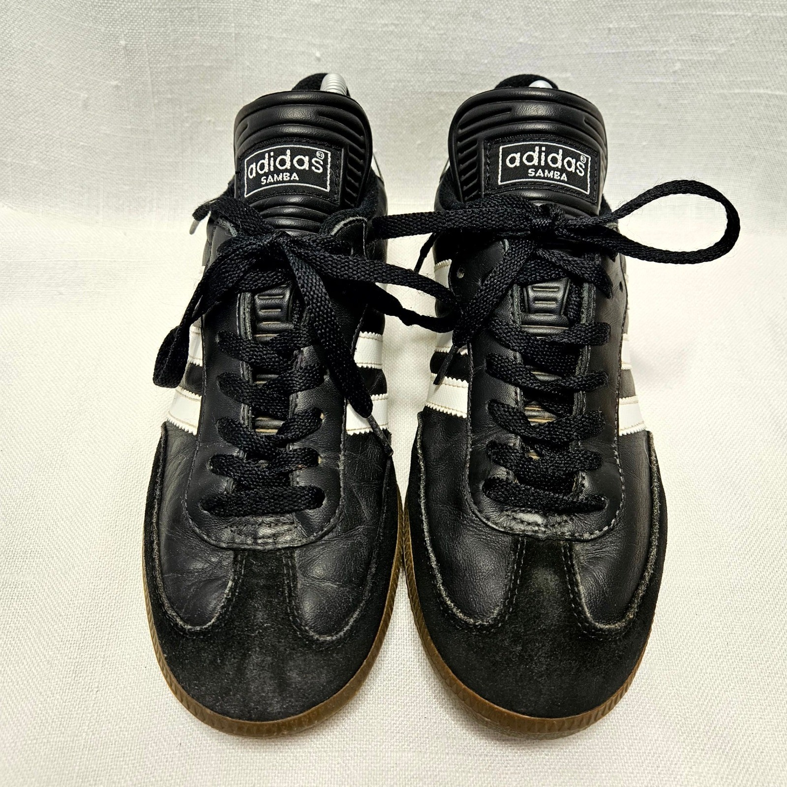 adidas samba classic men 8 black leather indoor soccer sneakers 034563 retro adidas samba classic men 8 black leather indoor soccer sneakers 034563 retro