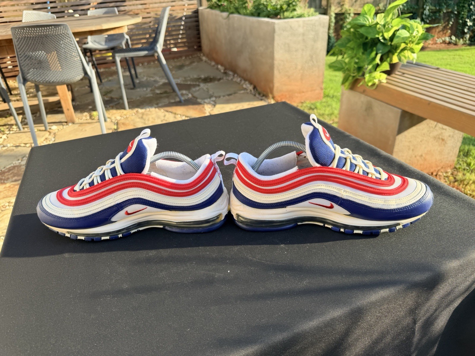 nike air max 97 cw5584 100 white/obsidian/university red sneakers nike air max 97 cw5584 100 white/obsidian/university red sneakers