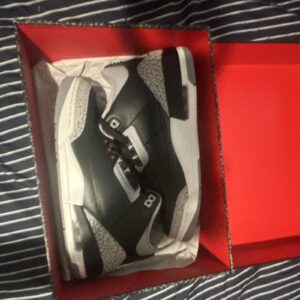 jordan air jordan 3 retro og 2024 black cement leather dn3707 010