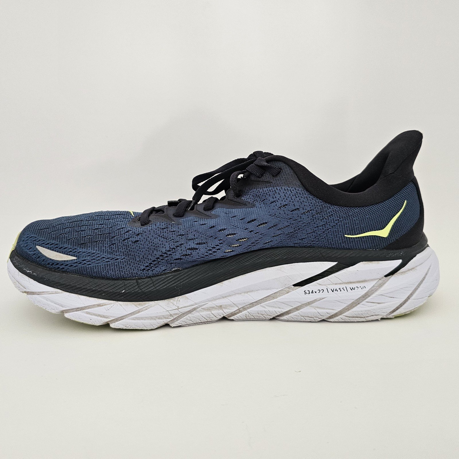 hoka clifton 8 model silhouette men's 11 blue coral vibrant yellow 1119393 bcbt hoka clifton 8 model silhouette men's 11 blue coral vibrant yellow 1119393 bcbt