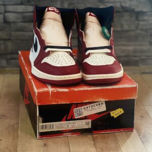 nike air jordan 1 og retro reimagined chicago l&f high top sneakers size 9 mens
